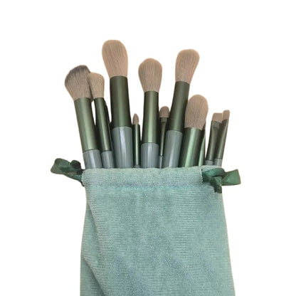 13 PCS' Makeup Brush Set Soft hair Loose Powder Eyeshadow
