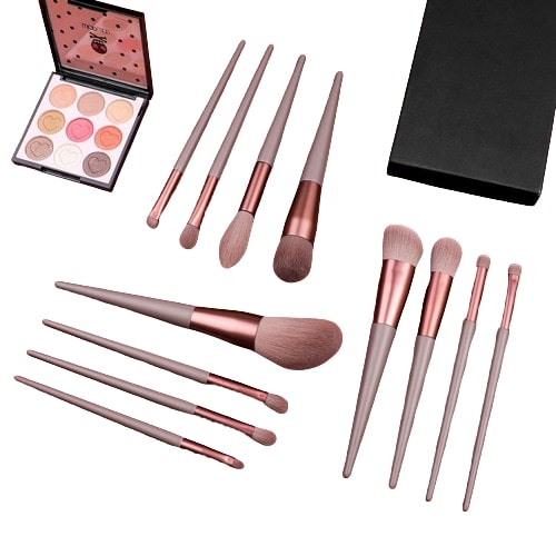 13 PCS' Makeup Brush Set Soft hair Loose Powder Eyeshadow