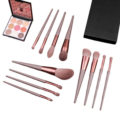 13 PCS' Makeup Brush Set Soft hair Loose Powder Eyeshadow